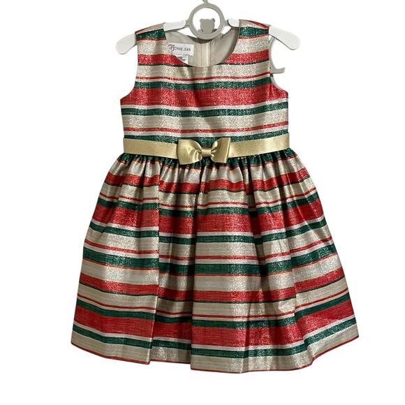 Bonnie Jean Christmas Holiday Party Dress Sweater 2 Piece Set - Picture 2 of 6